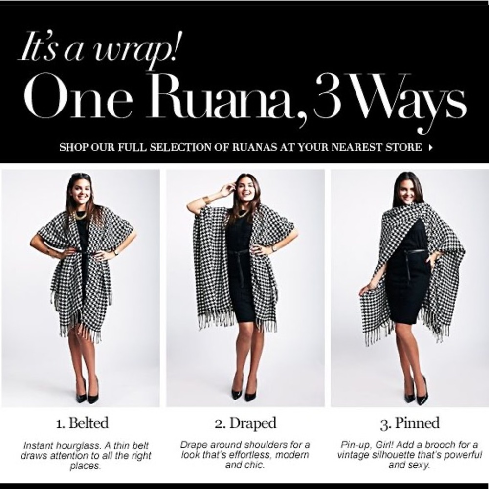 Croft & Barrow Ruana Wrap - Picture 9 of 13